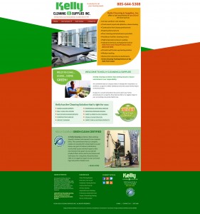 Responsive Wordpress site. Web design and development: kellyclean.net