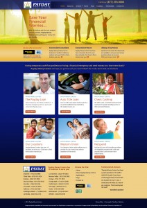 Responsive Wordpress site. Web design and development: paydaymoneycenters.com