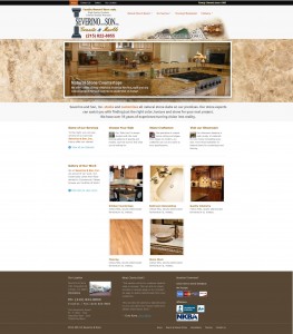 Responsive Wordpress site. Web design and development: stonecountertop.com